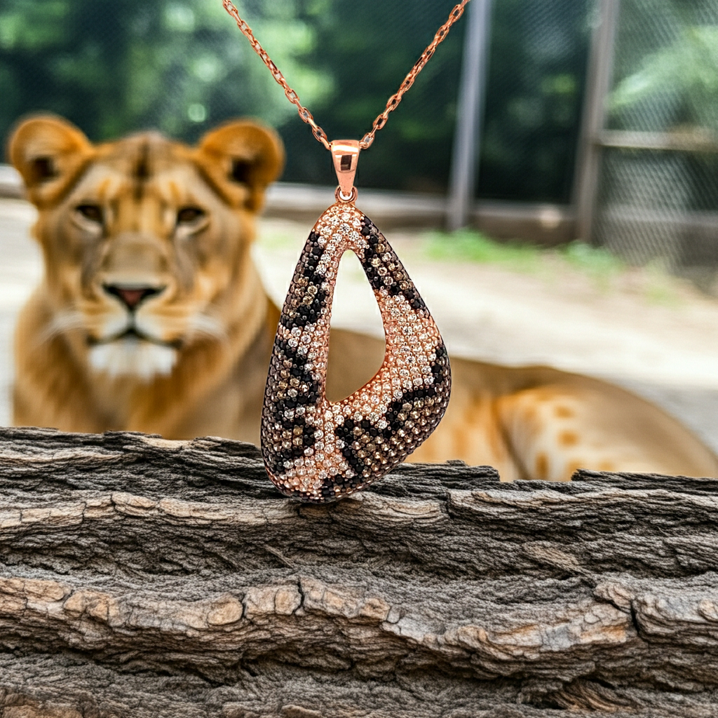 Ralf Scharrer meets Vinczenza!   rhodiniertes 925 Silber-  Creole Design "Leo"