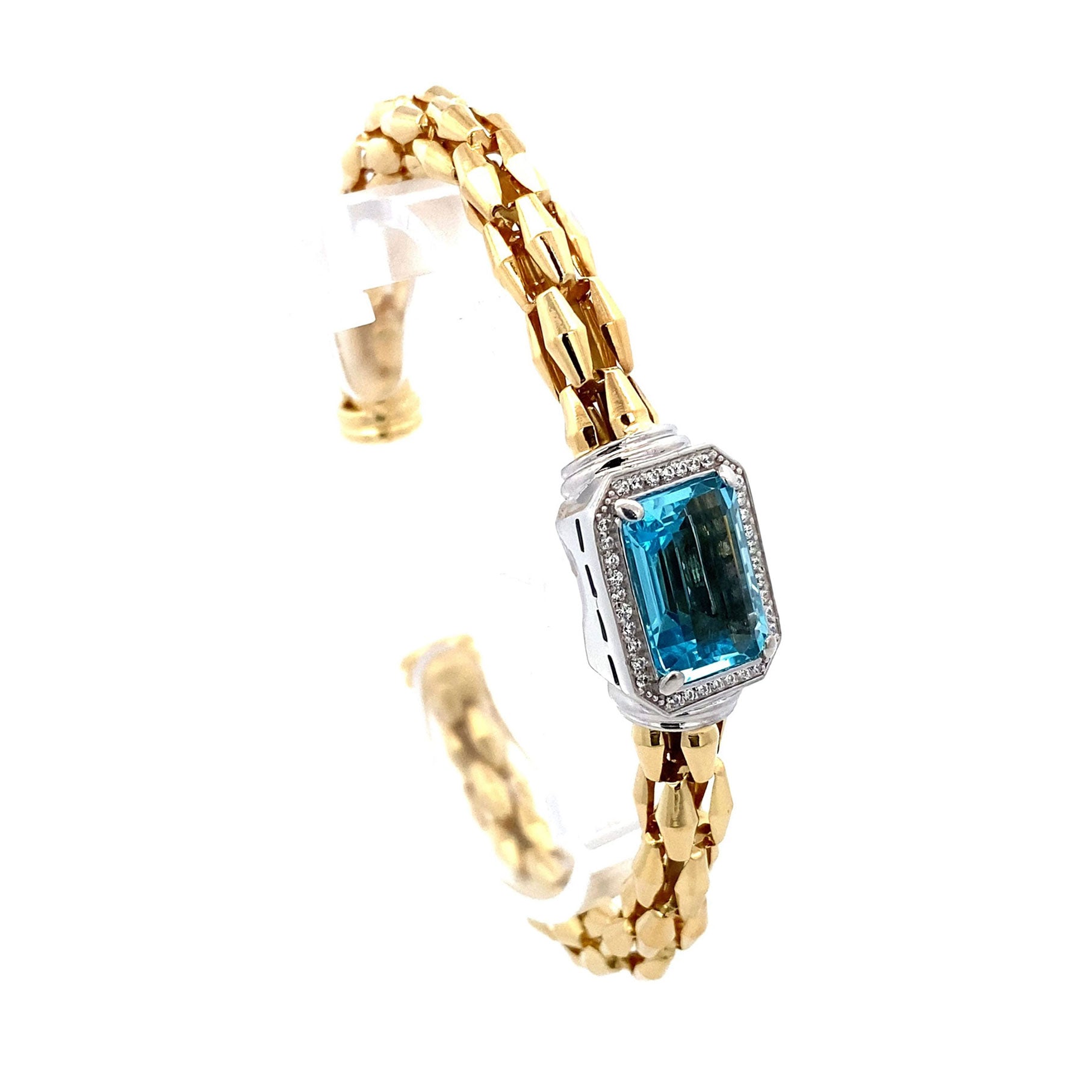 Ralf Scharrer meets Vinczenza!  rhodinierter stylischer Armreif 925 Silber, gelbvergoldet oder rhodiniert