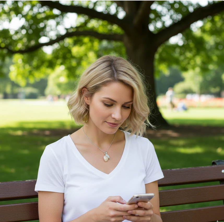 Exquisiter Erdbeere Anhänger in Silber mit Ankerkette – Gelbvergoldet, weiße Zirkonia & synthetisches Tigerauge