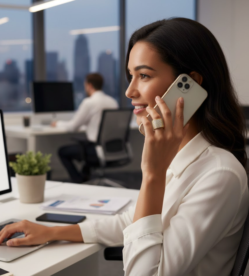 Modisch TOP!  Zirkonia-Ring in Goldbeschichtung mit Zirkonia-Steinen 1 cm Breite