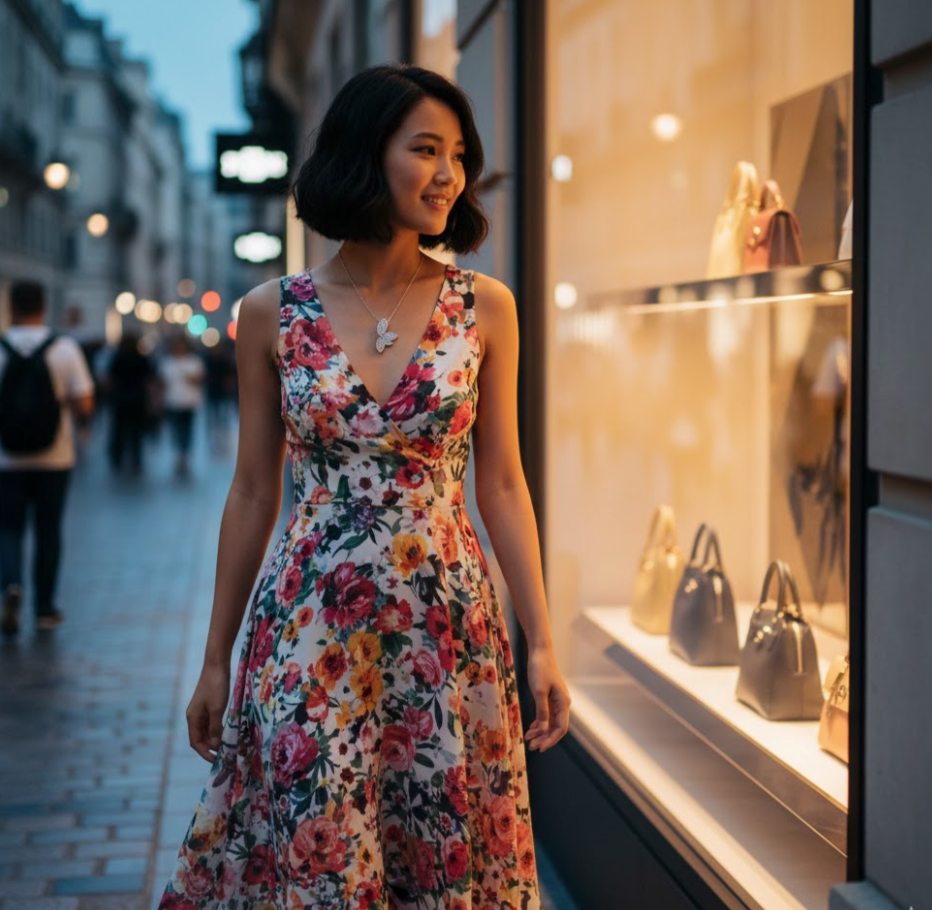 Ralf Scharrer meets Vinczenza!   eleganter 925 Silber- Anhänger in Blätter-Design mit Ankerkette