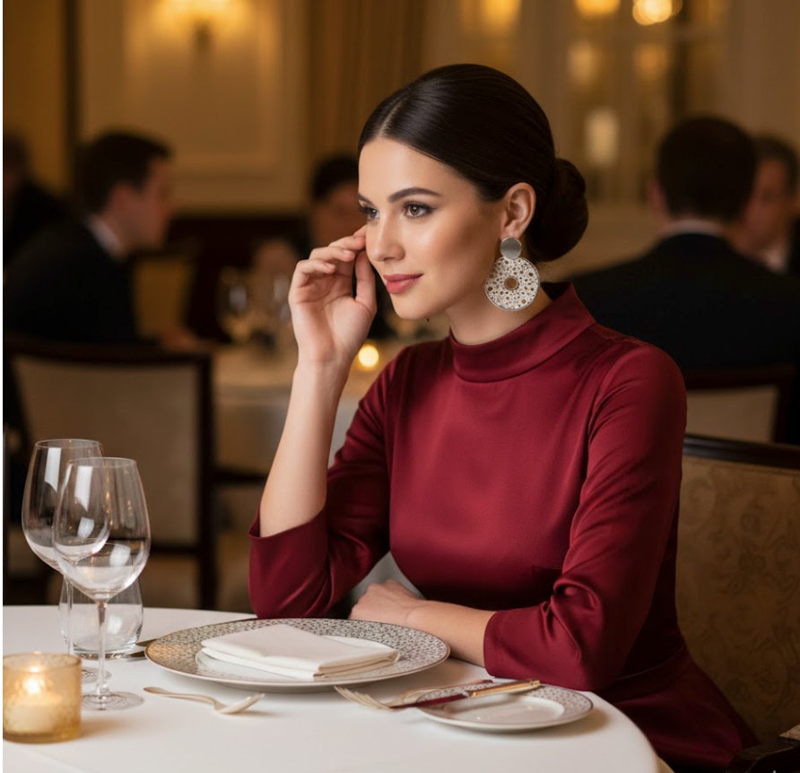 Ralf Scharrer meets Vinczenza!  equisiter Ohranhänger, 925 Silber rund rhodiniert oder gelbvergoldet