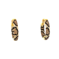 Ralf Scharrer meets Vinczenza!   rhodiniertes 925 Silber in Gelb-  Creole Design "Leo"