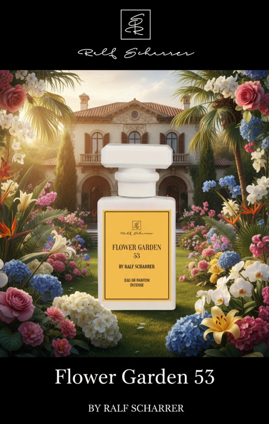N E U !  Eau de Parfum Ralf Scharrer "Flower Garden 53" blumiger, langanhaltener Duft